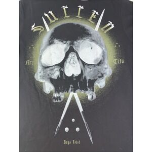 Sullen Artist Series Skull T-Shirt Black Small Hugo Feist Badge Tattoo